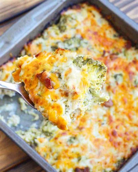 Loaded Cauliflower Broccoli Casserole - Ev's Eats