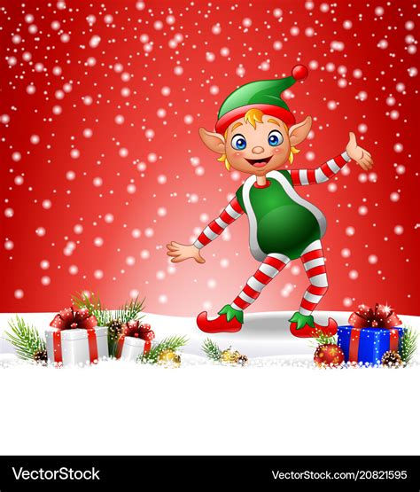 846 Christmas Background Elf Picture - MyWeb