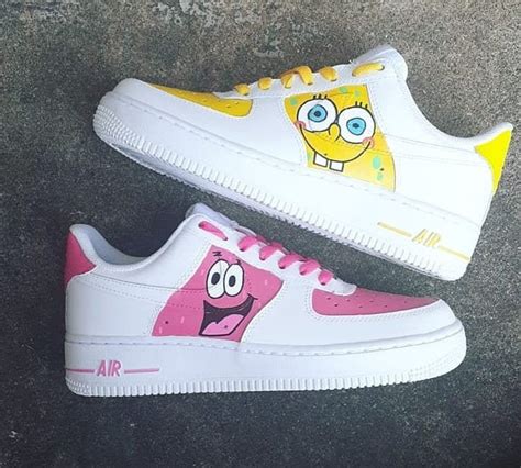 Spongebob Custom Air Force 1 - Etsy