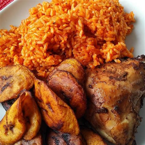 Jollof rice with chicken and plantain....#yeahImadeit #jollofrice #foodie # ...