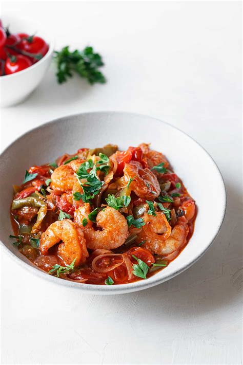 Shrimp Bake in Tomato Sauce - Food Dolls