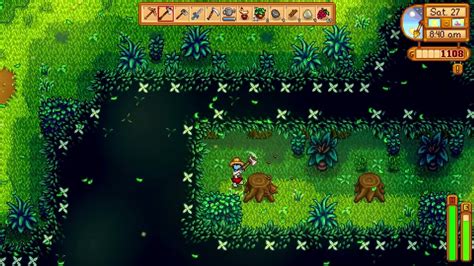 Hidden path in Secret Woods area world first to discover - Stardew ...