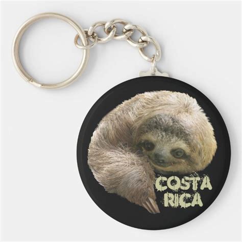 Sloth Keychain | Zazzle.com