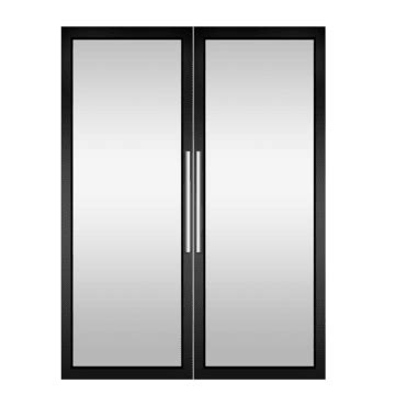 Entrance Door White Transparent, Realistic Entrance Glass Door Transparent Background, Entrance ...