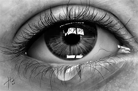 Realistic Eye Shed Tears by HadiAlakhras on DeviantArt | Realistic eye drawing, Eye drawing, Eye ...
