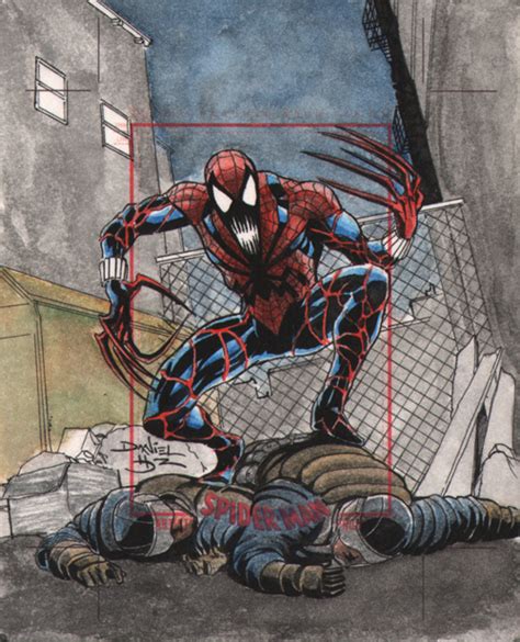 Spider-Carnage – Artist Proof sketch card – DANIEL HDR