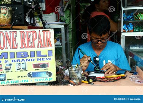 Cellphone Repair Shop in Antipolo City in Philippines Editorial Photo ...