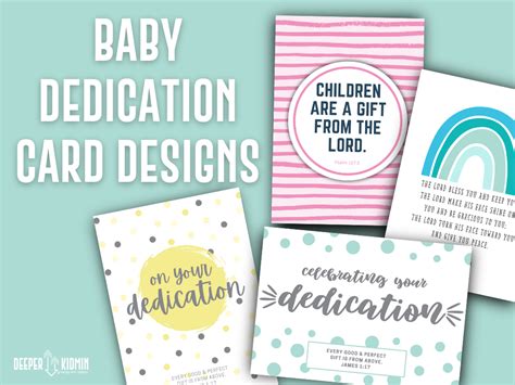 Baby Dedication Card Designs – Deeper KidMin