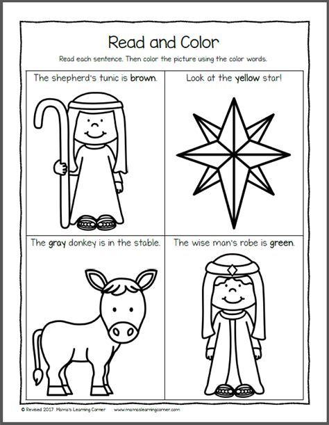 Birth Of Jesus Worksheets