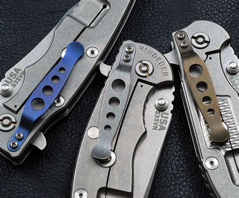 Hinderer Pocket Clip - Working Finish - Australian Knife Sales