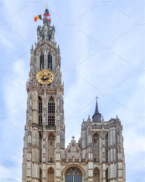 Cathedral of Our Lady, Antwerp, Belgium | High-Quality Architecture Stock Photos ~ Creative Market