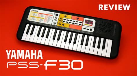 Yamaha PSS-F30 - Full Review - YouTube