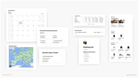 The Best Notion Travel Templates to Plan Your Trip Itinerary | Gridfiti