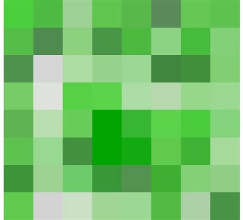 Minecraft Creeper Head Template