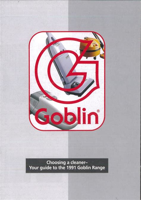 Goblin Vacuum Cleaners 1991