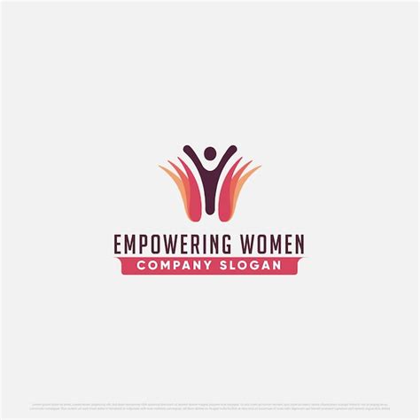 Premium Vector | Empowering women non profit logo