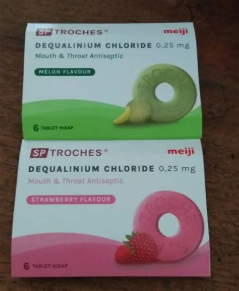 SP TROCHES 6TABLET HISAP STRAWBERRY TENGGOROKAN MEIJI MOUTH THROAT ...