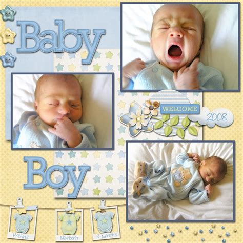 10 Fabulous Scrapbooking Ideas For Baby Boy 2024