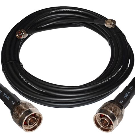 LCU400 50Ω 15m Coaxial Cable - N Male to N Male