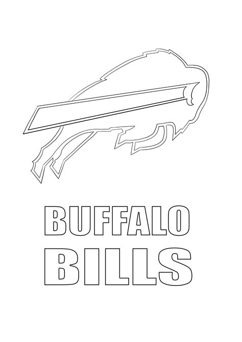 Buffalo Bills Coloring Pages - Coloring Nation