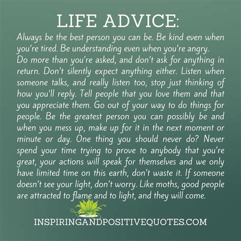 Life advice – Inspiring and Positive Quotes