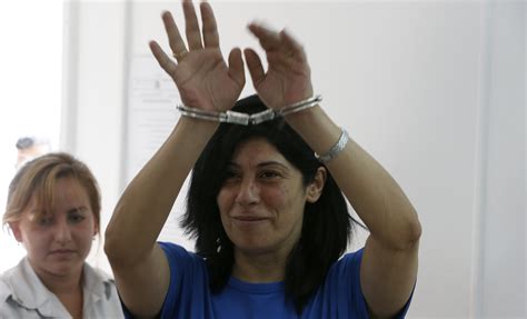 Palestinian Legislative Council member Khalida Jarrar arrested by Israeli occupation forces ...