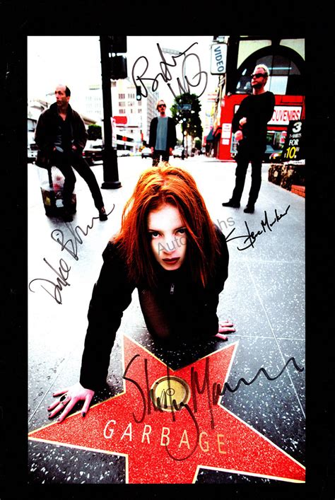 Garbage Autographs Mini Poster Signed by All 4 Members#N#– Tamino