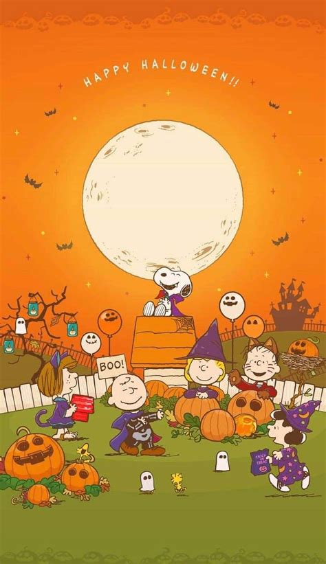 Download Celebrate Halloween with the Peanuts gang! Wallpaper ...