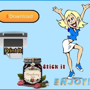 Editable Resizable Jam Labels Jams and Preserves Digital Download ...