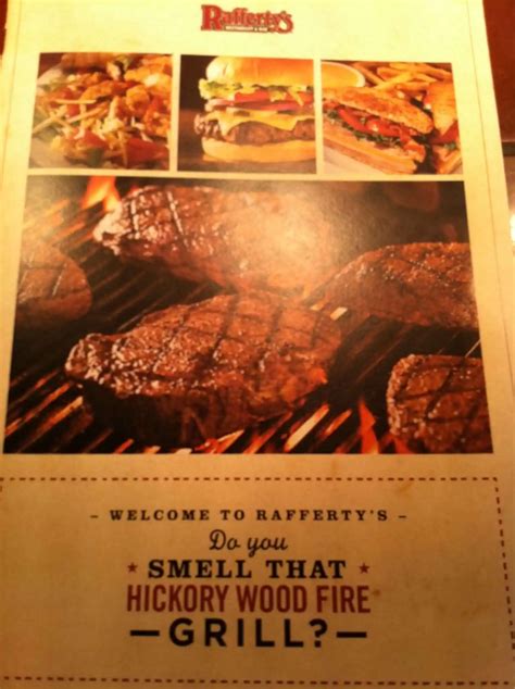 Menu at Rafferty's Restaurant & Bar, Kennesaw