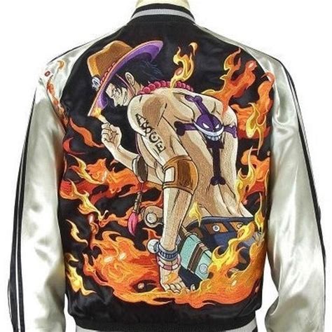 [ONE PIECE] Fire Fist Ace Souvenir Jacket