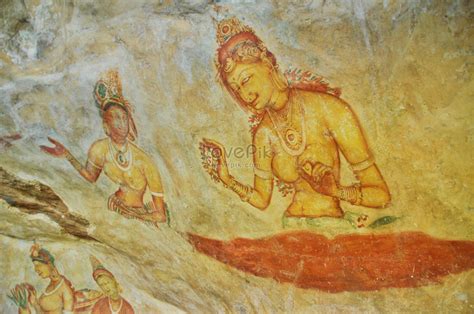 Rock Paintings In Sigiriya Lion Rock, Sri Lanka Picture And HD Photos | Free Download On Lovepik