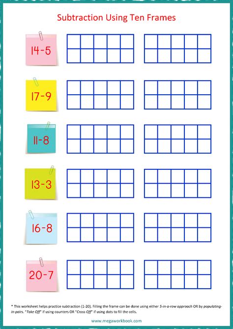 Ten Frame Worksheets - Ten Frames - 10 Frames (Counting, Addition, Subtraction, Even/Odd, Number ...