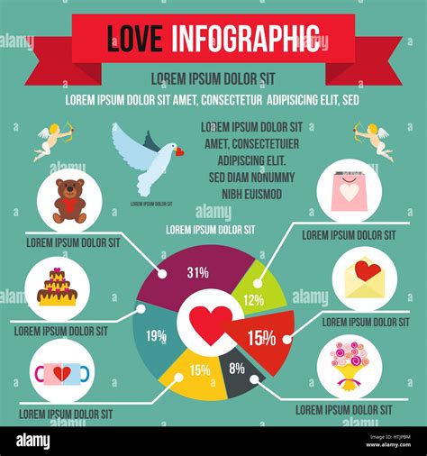 Love infographic, flat style Stock Vector Image & Art - Alamy