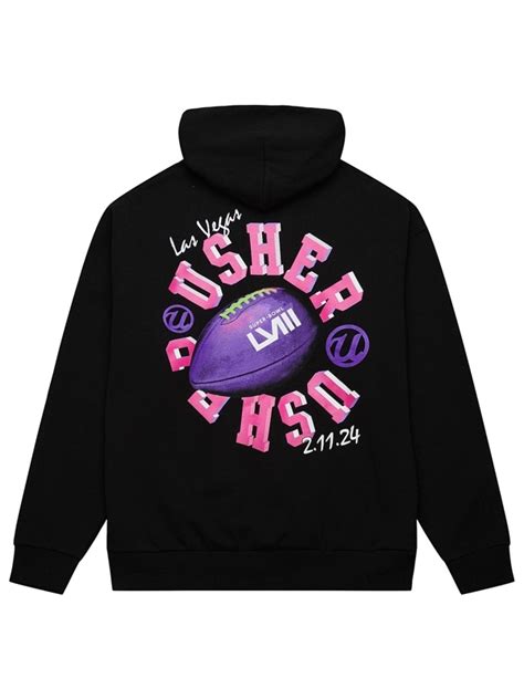 Super Bowl LVIII Mitchell & Ness Usher Blacklight Legacy Hoodie