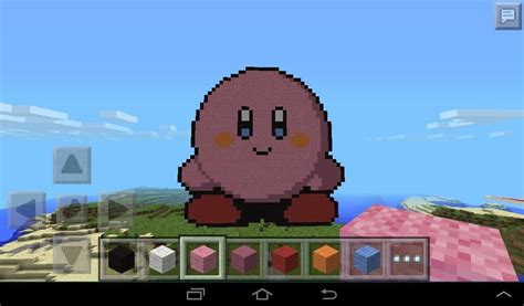 Kirby - minecraft pixel art by Rest-In-Pixels on DeviantArt