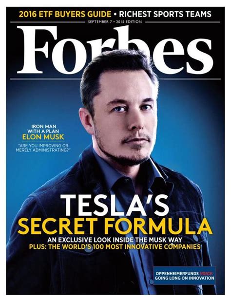 Elon Musk | Forbes, Business magazine, Tesla