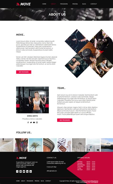 Wix Template Wix Website Design Wix Fitness Website Wix Gym | Etsy