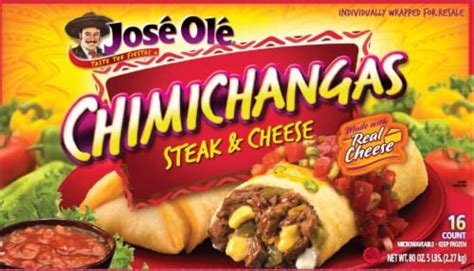 Jose Ole Steak & Cheese Chimichanga, 80 Oz - QFC