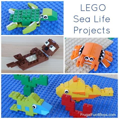 Ocean LEGO Projects to Build (Sea Turtle, Crab, Otter, and Fish ...