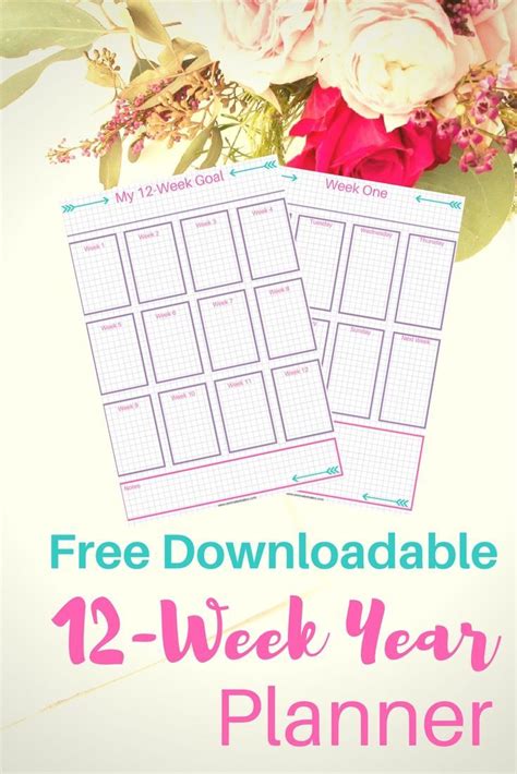 The Simple 12-Week Year Planner That Will Grow Your Business | Yearly planner, Planner, Goal ...