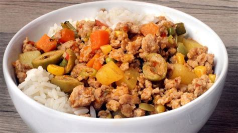 Pork Picadillo | Receta | Cerdo guisado, Platos con carne molida, Cerdo ...