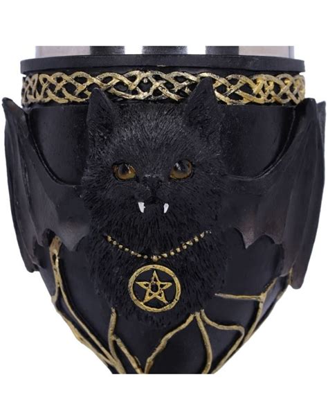 Feline Fang Black Cat Goblet 17.3cm - Nemesis Now | Boutique Trukado ...