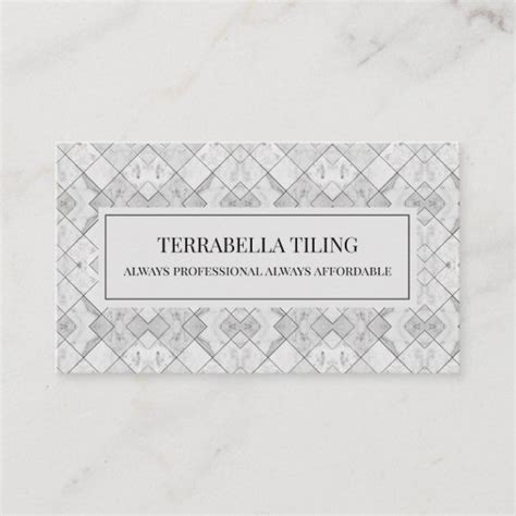 Tiling Flooring Business Card | Zazzle.com