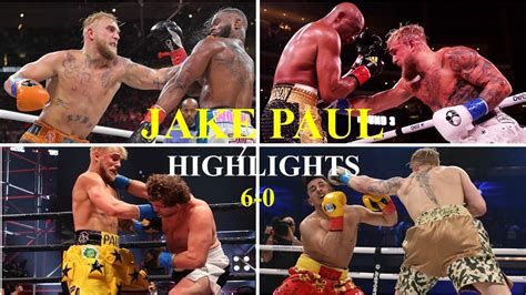 Jake Paul (6-0) All Knockouts & Highlights - YouTube