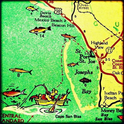 St Joe Florida Map | Tourist Map Of English