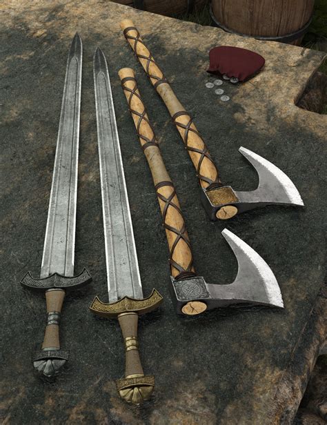 Viking Weapons Collection | Daz 3D