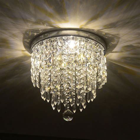 UL Listed 3-Light Crystal Chandelier Ceiling Fixture Pendant for Study ...