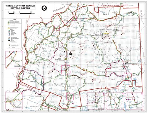 NEW HAMPSHIRE WHITE MOUNTAIN REGION BICYCLE ROUTES | Mountain bike ...