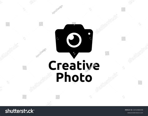 Minimalist Simple Modern Camera Photography Logo Stock Vector (Royalty Free) 2231466359 ...